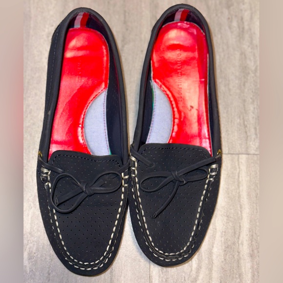 Tommy Hilfiger Reese 2 Navy flats - Picture 1 of 6